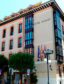 Edificio del Hotel Mozart en el centro de Valladolid